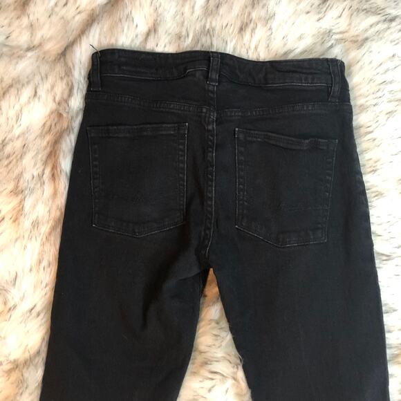 ASOS Mid Rise Solid Black Skinny Jeans 28 Waist - Picture 13 of 14